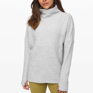 Lululemon Along the Way Mock Neck Pullover • M